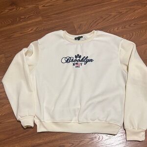 Goddess Cream Crewneck Sweater